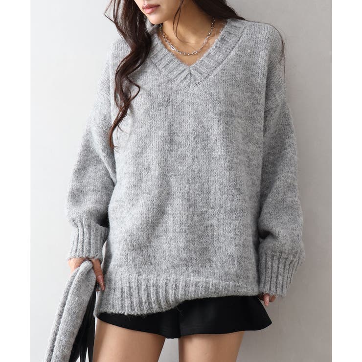 マフラー付BIGニット | SpRay | 詳細画像21 