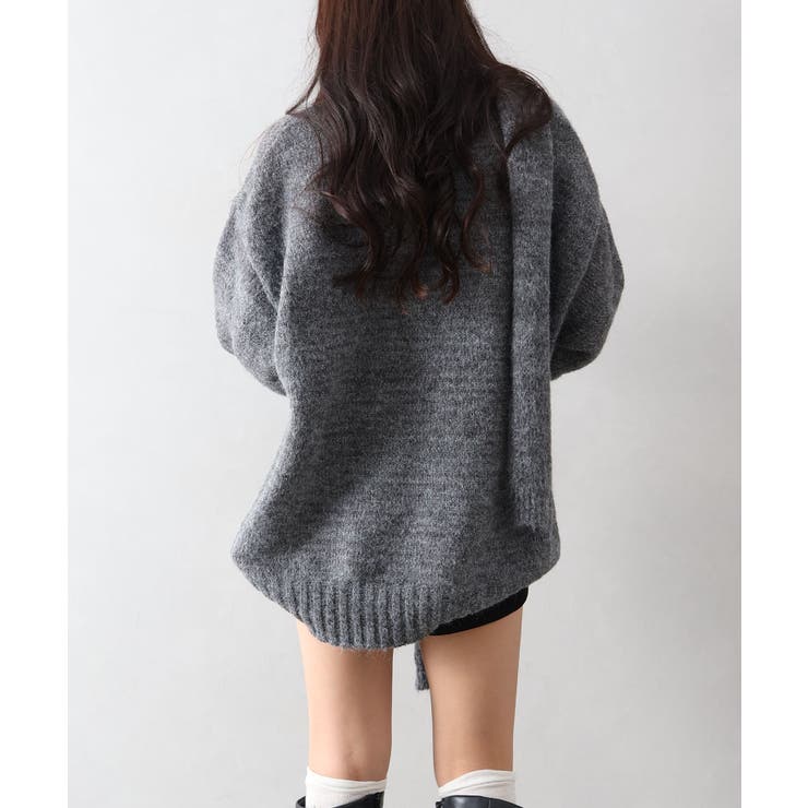 マフラー付BIGニット | SpRay | 詳細画像8 