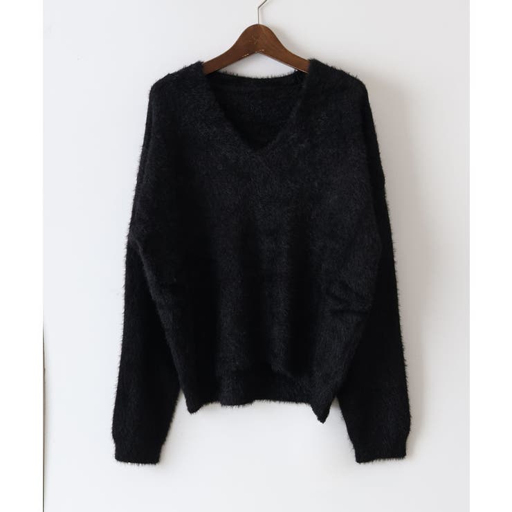 シャギーVネックニット | SpRay | 詳細画像29 