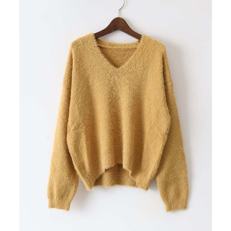 シャギーVネックニット | SpRay | 詳細画像31 