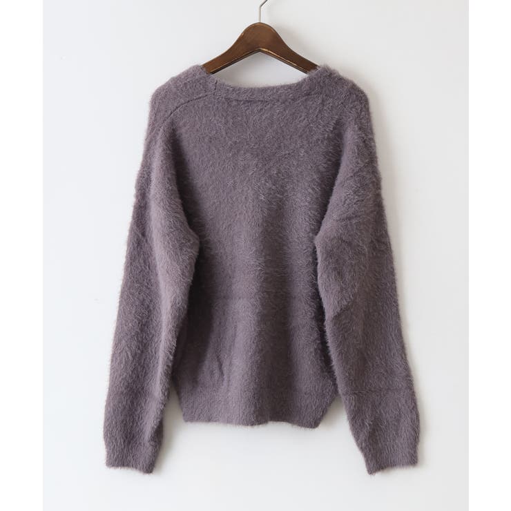 シャギーVネックニット | SpRay | 詳細画像32 