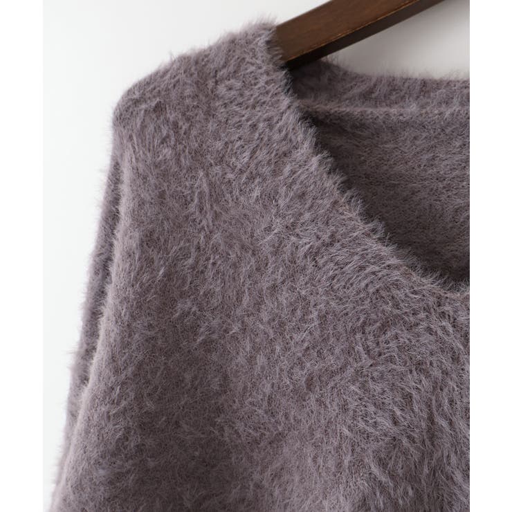 シャギーVネックニット | SpRay | 詳細画像33 