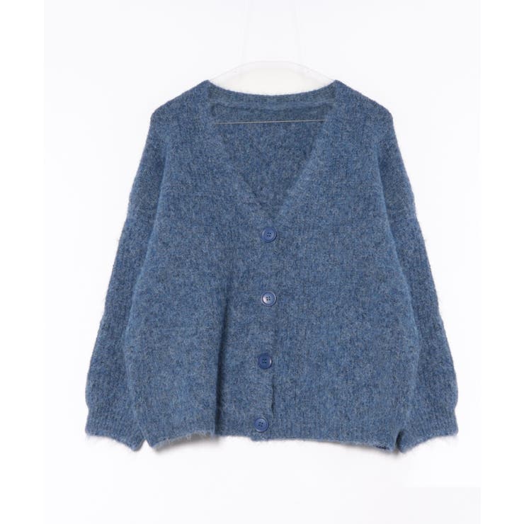 起毛アゼ編Vネックカーディガン | SpRay | 詳細画像41 