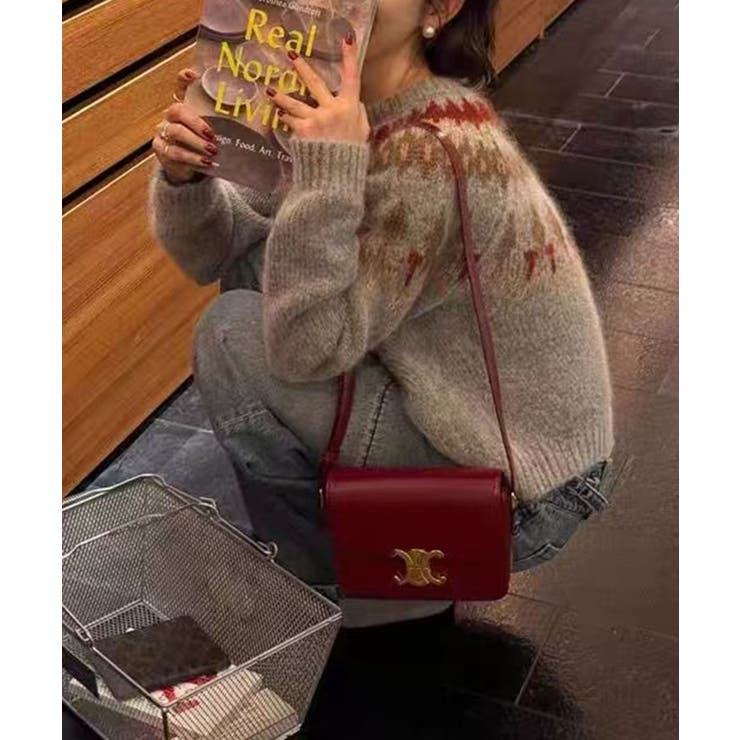 求心柄ニットトップス | SpRay | 詳細画像8 