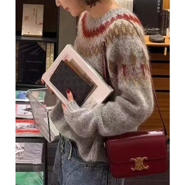 求心柄ニットトップス | SpRay | 詳細画像7 