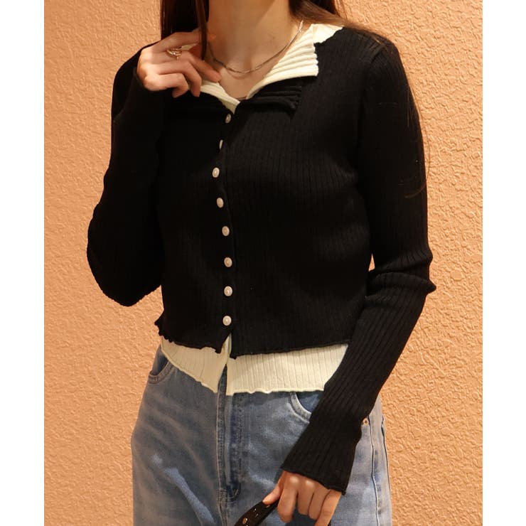 リブニットレイヤードトップス | SpRay | 詳細画像34 