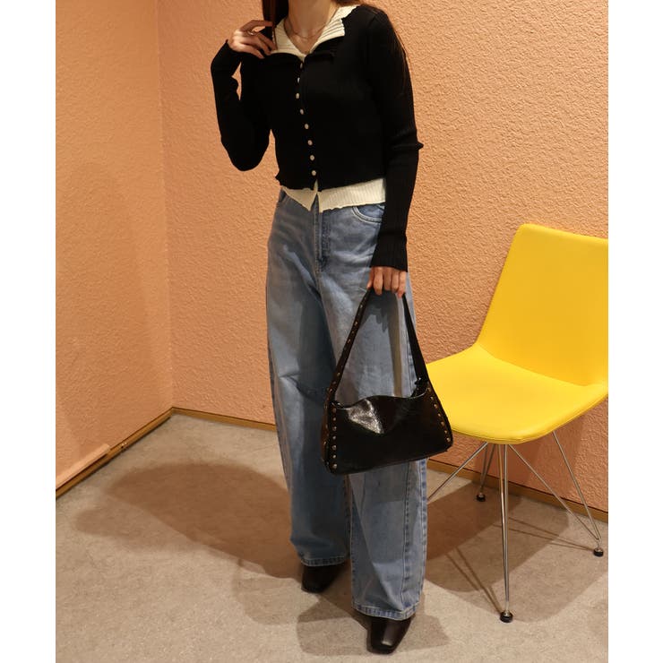 リブニットレイヤードトップス | SpRay | 詳細画像35 