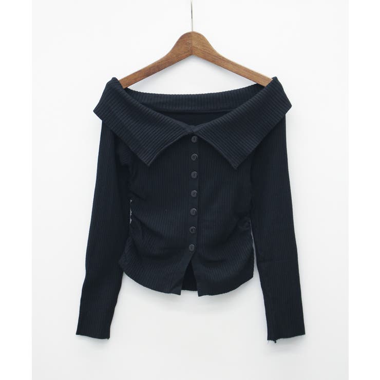 襟付きオフショルニット | SpRay | 詳細画像44 