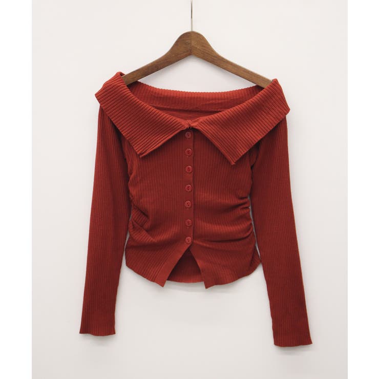 襟付きオフショルニット | SpRay | 詳細画像45 