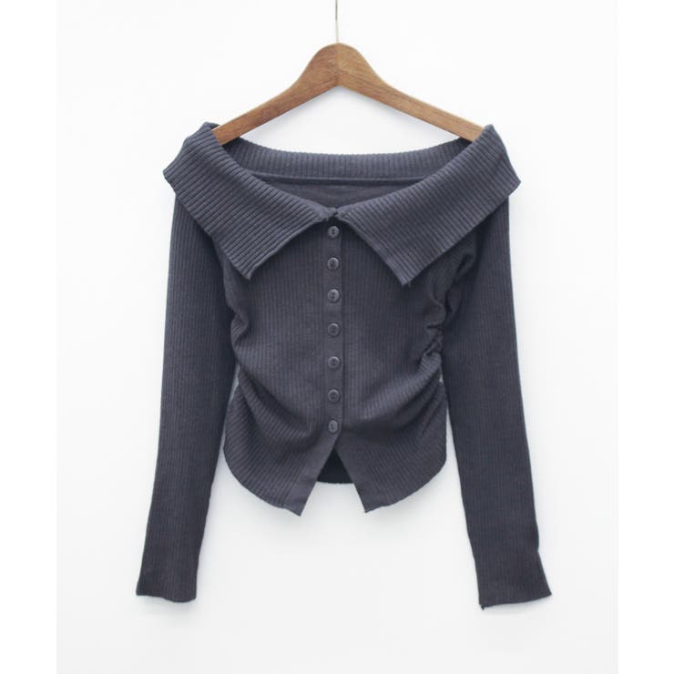 襟付きオフショルニット | SpRay | 詳細画像46 