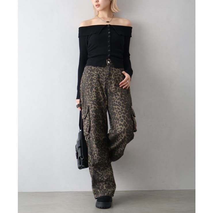 襟付きオフショルニット | SpRay | 詳細画像7 