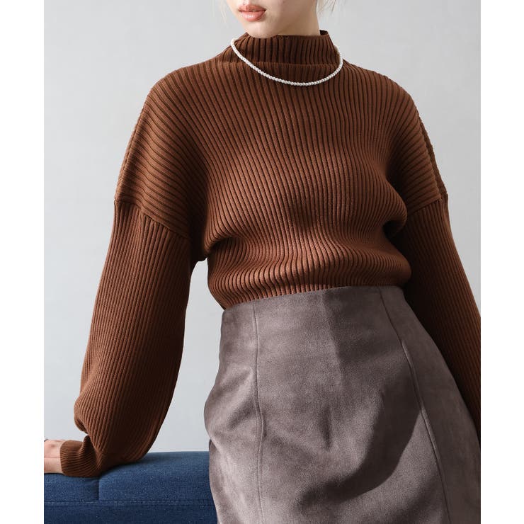 ボリューム袖ボトルネックニット | SpRay | 詳細画像10 