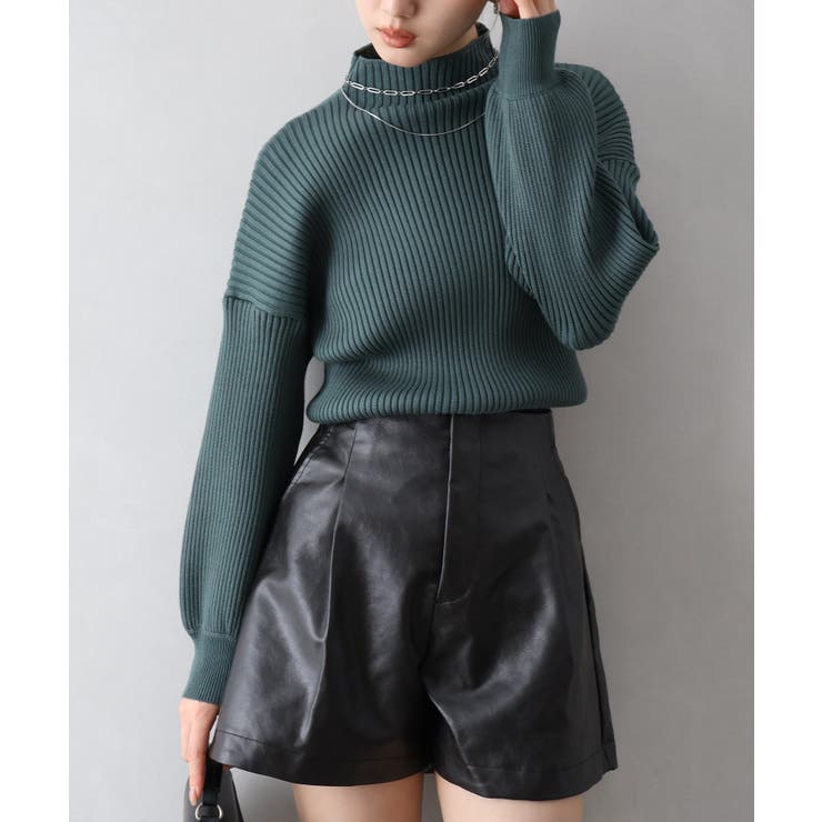 ボリューム袖ボトルネックニット | SpRay | 詳細画像11 