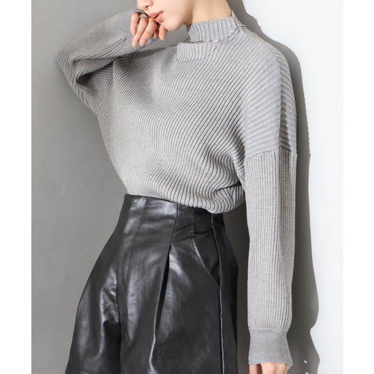 ボリューム袖ボトルネックニット | SpRay | 詳細画像16 