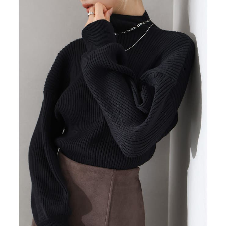 ボリューム袖ボトルネックニット | SpRay | 詳細画像20 