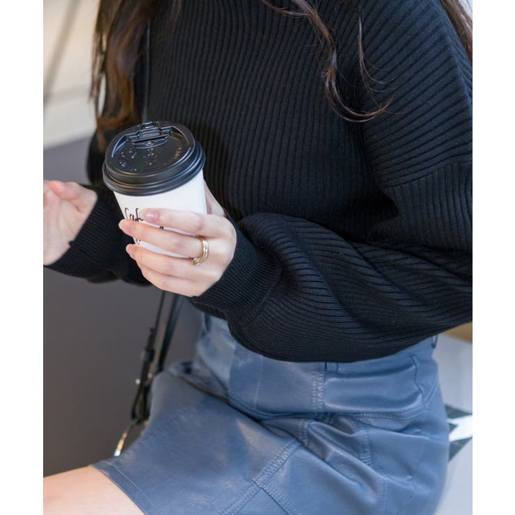 ボリューム袖ボトルネックニット | SpRay | 詳細画像23 