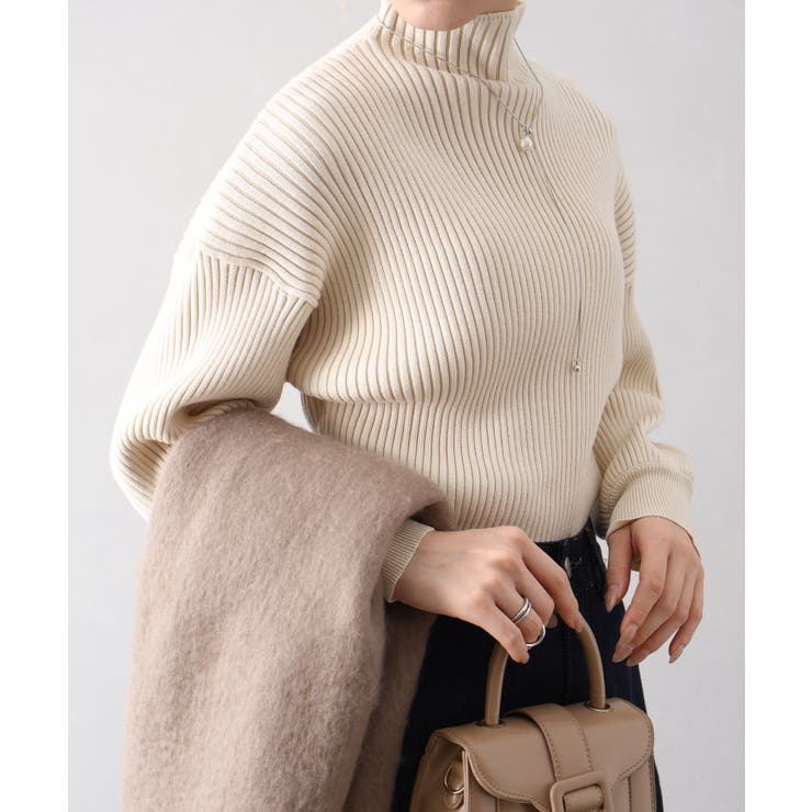 ボリューム袖ボトルネックニット | SpRay | 詳細画像31 