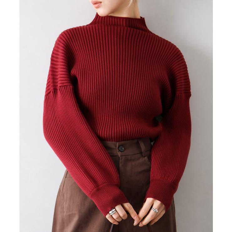 ボリューム袖ボトルネックニット | SpRay | 詳細画像3 