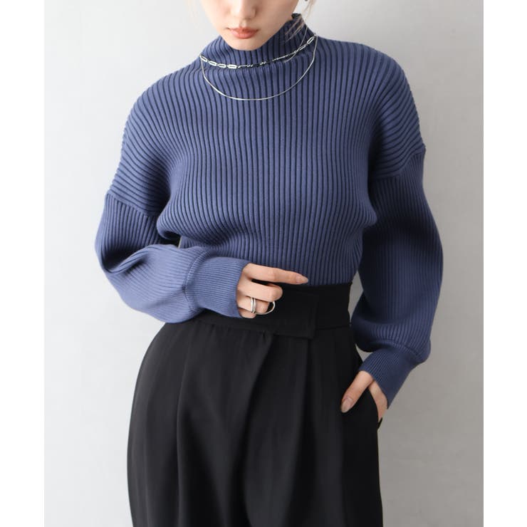 ボリューム袖ボトルネックニット | SpRay | 詳細画像36 