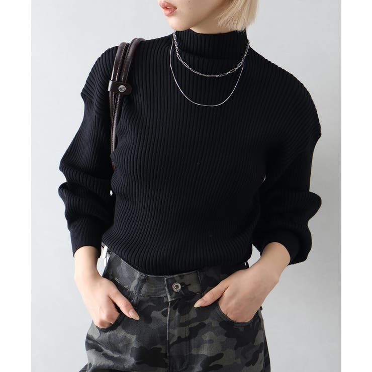 ボリューム袖ボトルネックニット | SpRay | 詳細画像41 