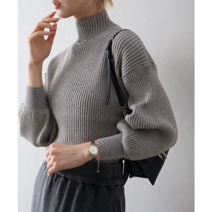 ボリューム袖ボトルネックニット | SpRay | 詳細画像58 