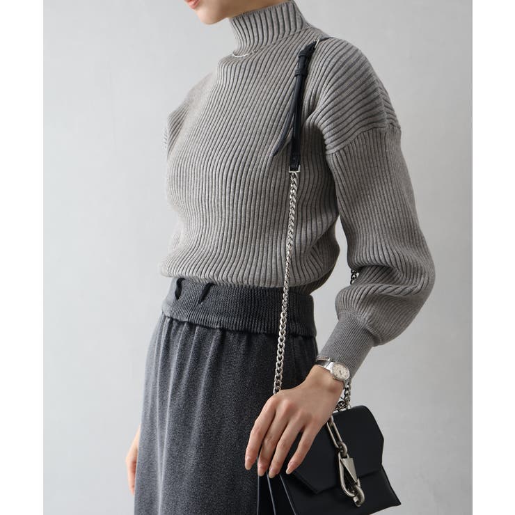 ボリューム袖ボトルネックニット | SpRay | 詳細画像59 