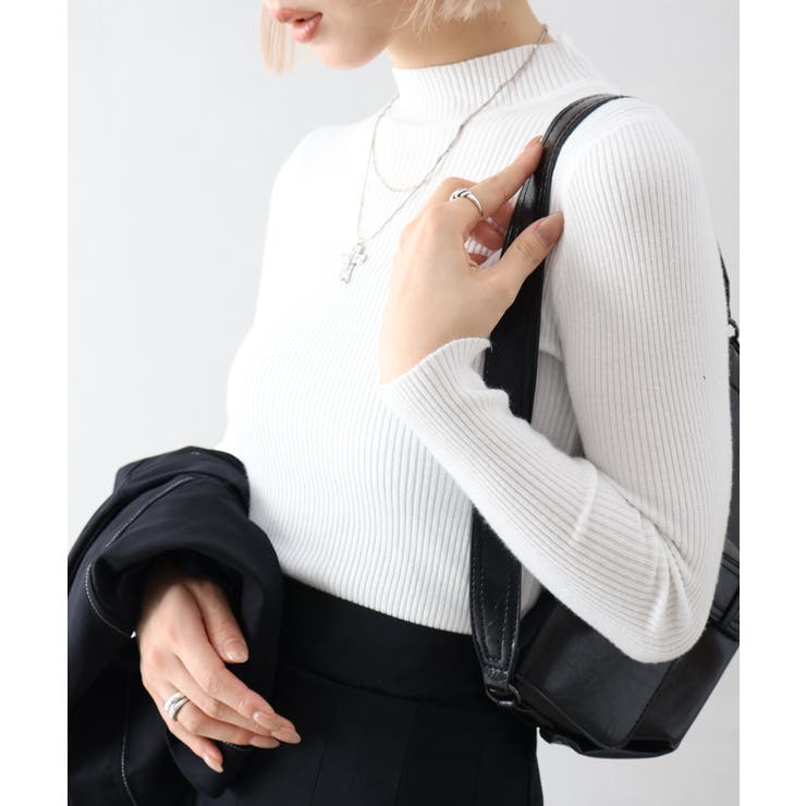 リブプチハイネックニット | SpRay | 詳細画像17 