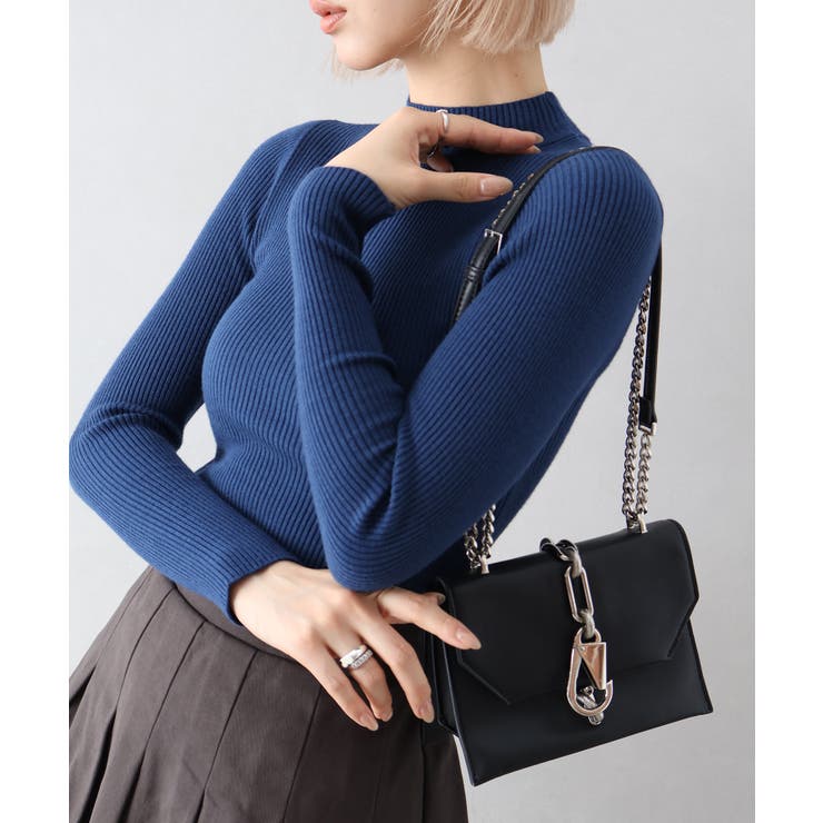 リブプチハイネックニット | SpRay | 詳細画像18 