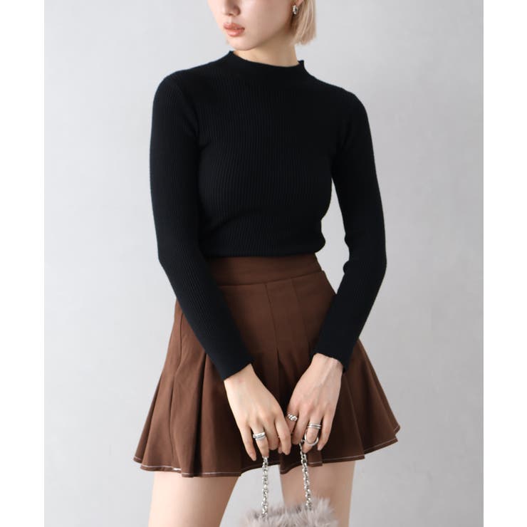 リブプチハイネックニット | SpRay | 詳細画像21 