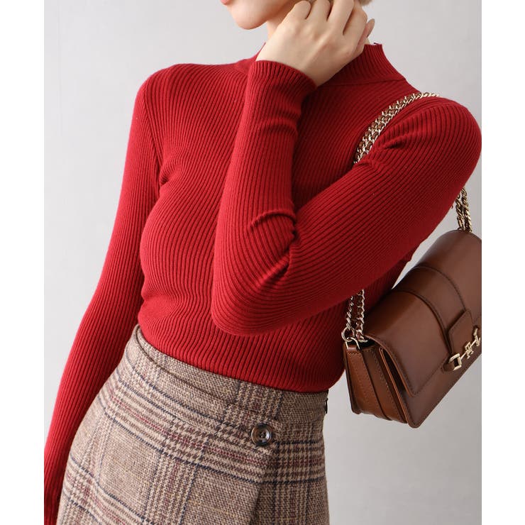 リブプチハイネックニット | SpRay | 詳細画像2 