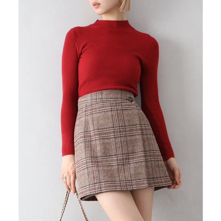 リブプチハイネックニット | SpRay | 詳細画像3 