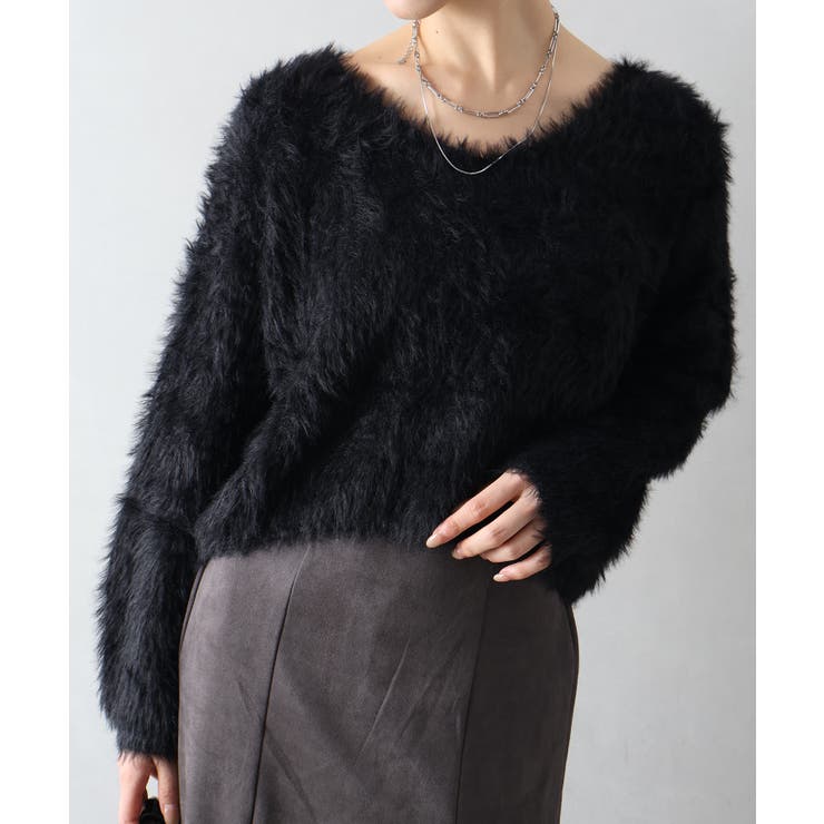 シャギーニット[品番：SPRW0010787]｜SpRay（スプレイ）のレディース