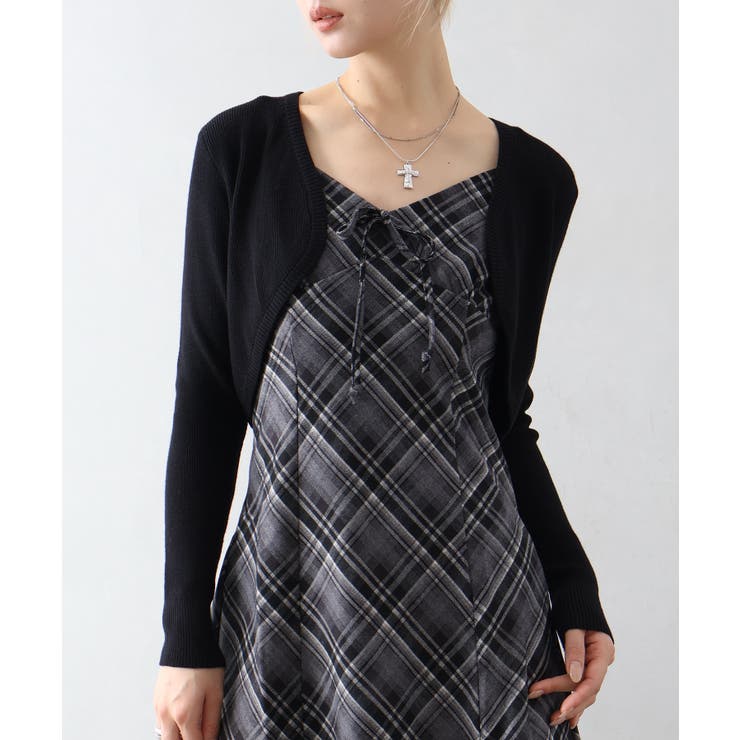 ブラック | ニットボレロ | SpRay