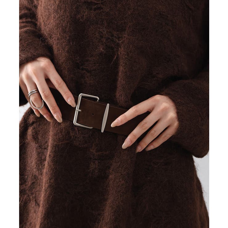 ベルト付フェザーＢＩＧニット | SpRay | 詳細画像8 