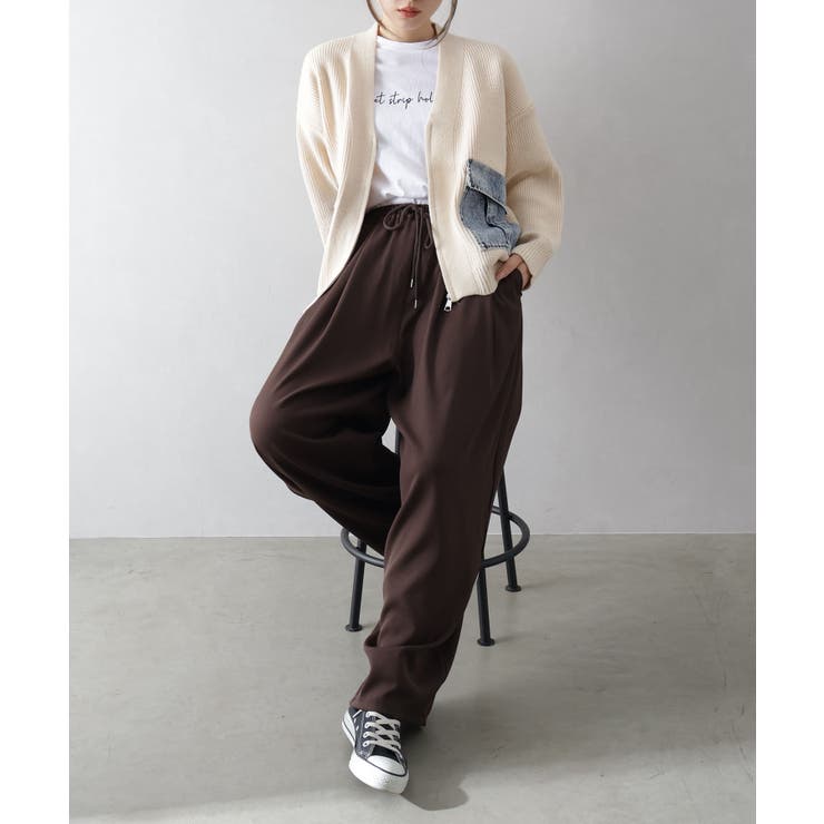 デニムポケットZIPカーディガン | SpRay | 詳細画像17 