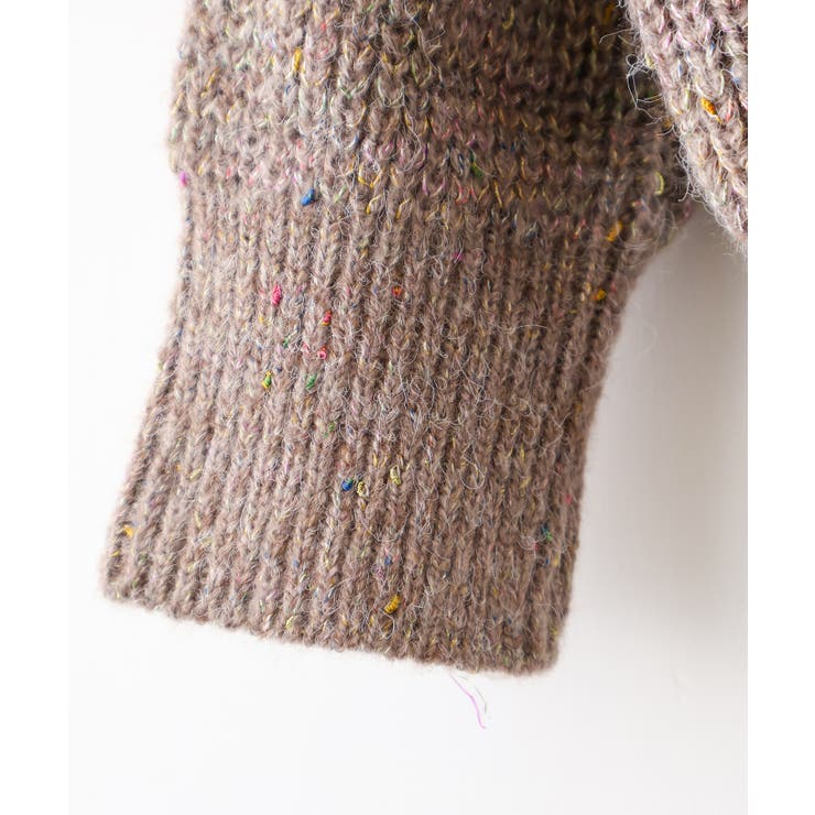 デニム切替ニットカーディガン | SpRay | 詳細画像54 