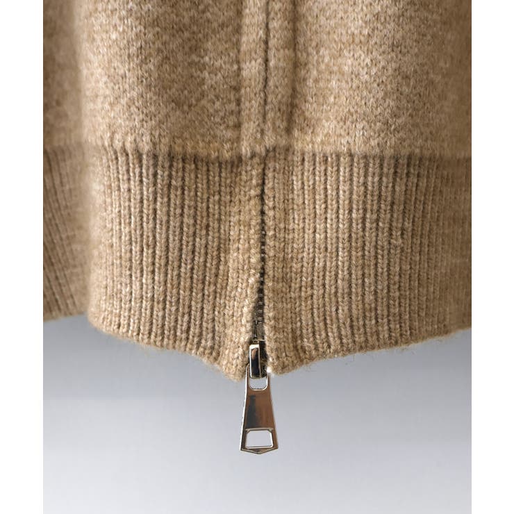 ファー付ニットロングジップパーカー | SpRay | 詳細画像42 