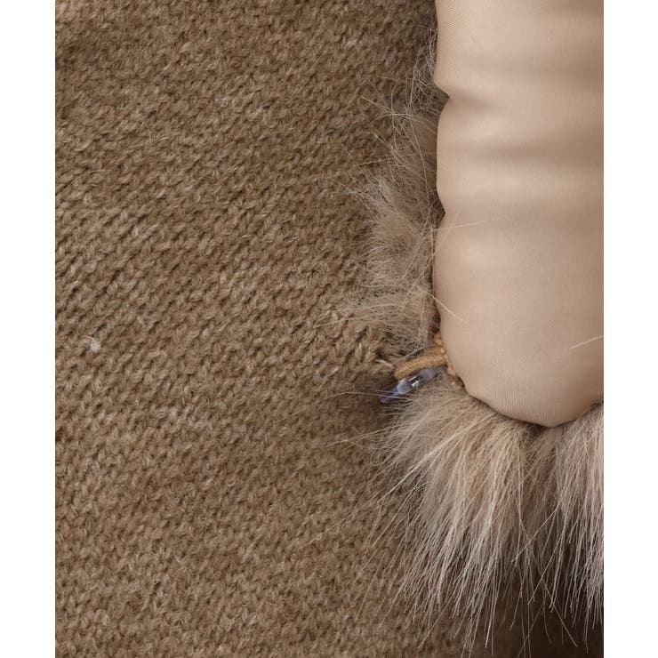 ファー付ニットロングジップパーカー | SpRay | 詳細画像47 