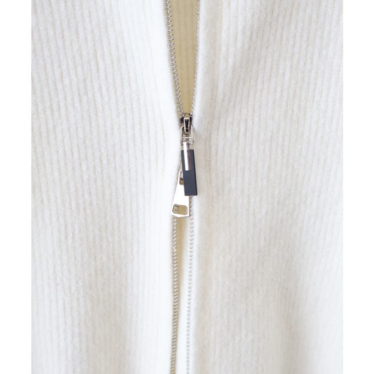 デニム衿ジップニットカーディガン | SpRay | 詳細画像16 