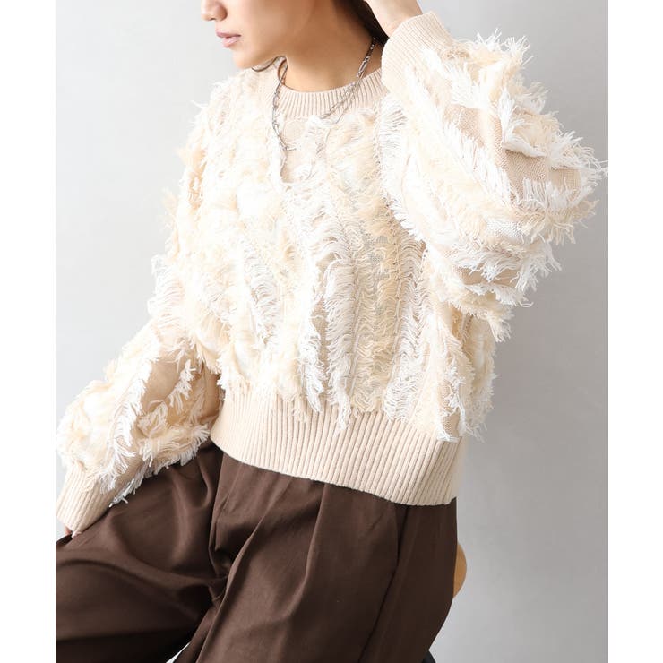 フリンジニット | SpRay | 詳細画像14 