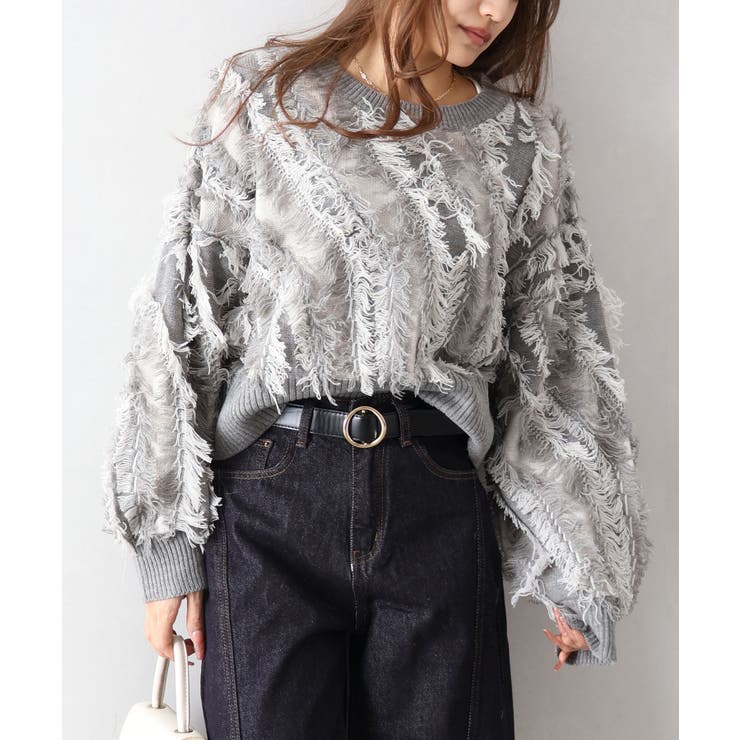 フリンジニット | SpRay | 詳細画像20 