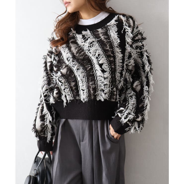 フリンジニット | SpRay | 詳細画像4 