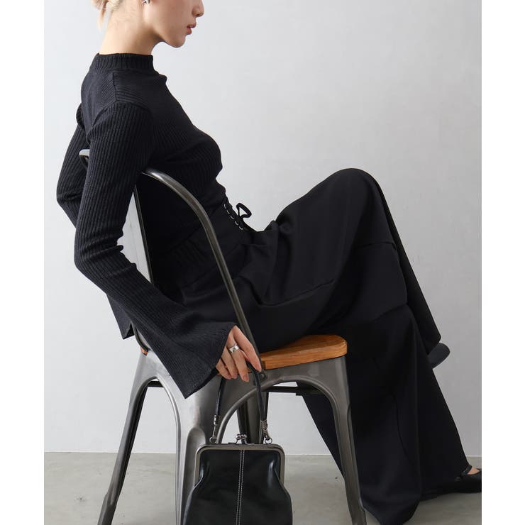 ラメフレアスリーブハイネックニット | SpRay | 詳細画像17 