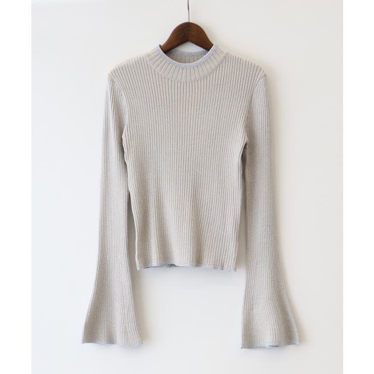 ラメフレアスリーブハイネックニット | SpRay | 詳細画像23 