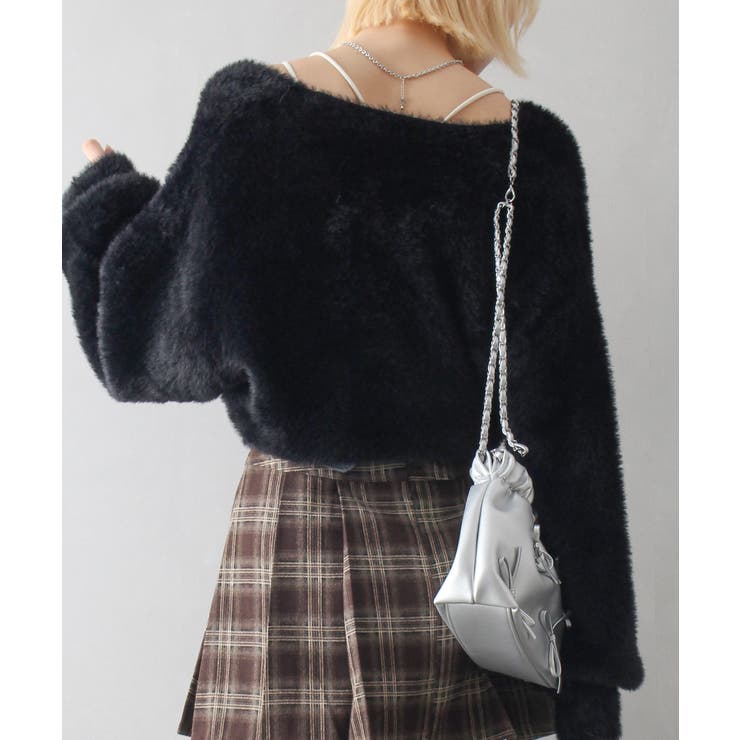 フェザーカシュクールニット | SpRay | 詳細画像13 