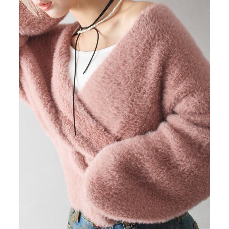 フェザーカシュクールニット | SpRay | 詳細画像41 