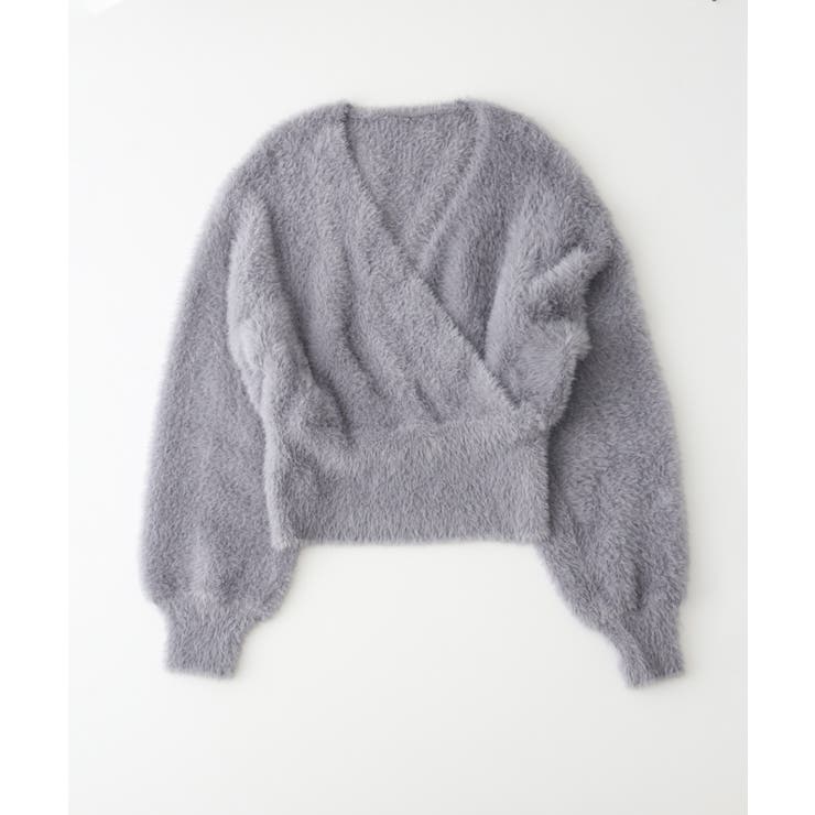 フェザーカシュクールニット | SpRay | 詳細画像48 