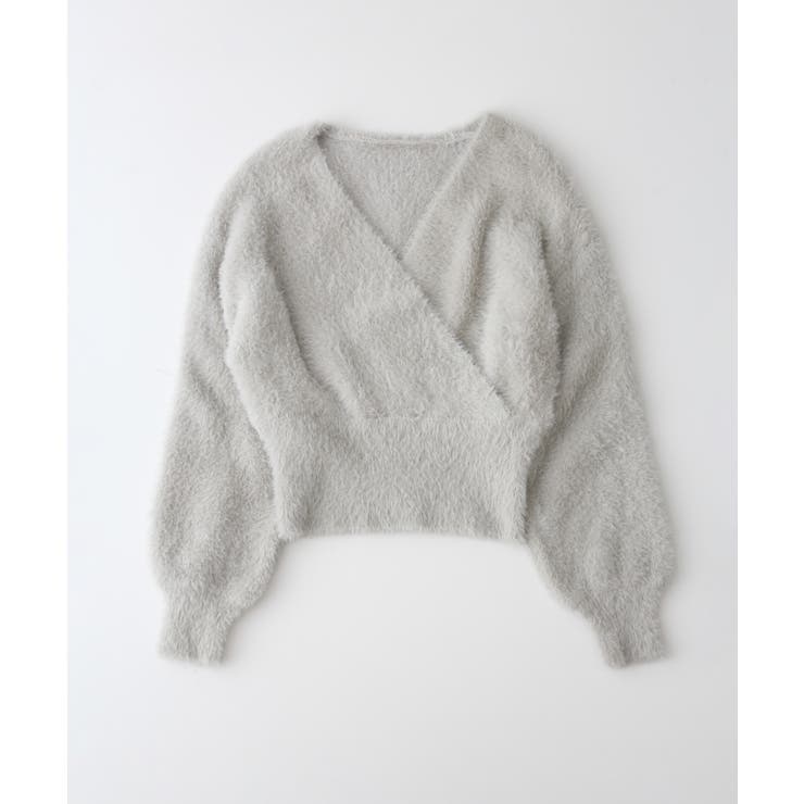 フェザーカシュクールニット | SpRay | 詳細画像49 