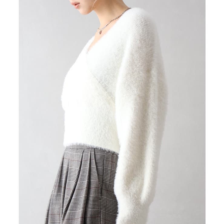 フェザーカシュクールニット | SpRay | 詳細画像61 