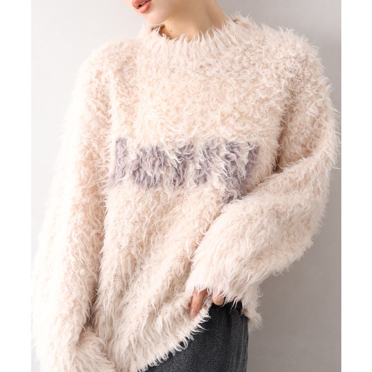 アイボリー | プードルロゴニット | SpRay